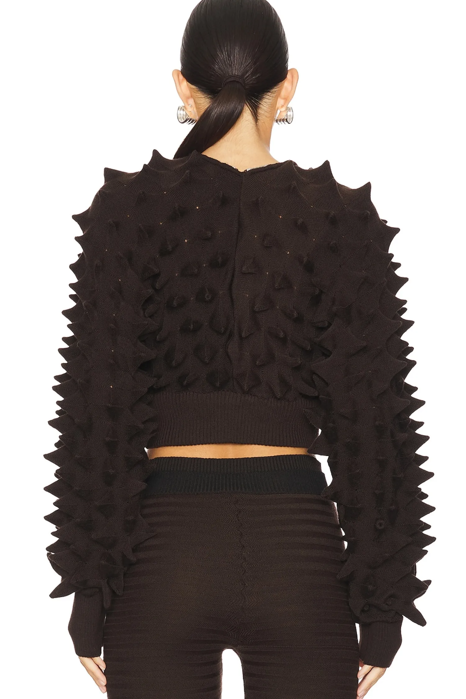 Women CHET LO Matching Sets>Maxi Spike Batwing Cardigan