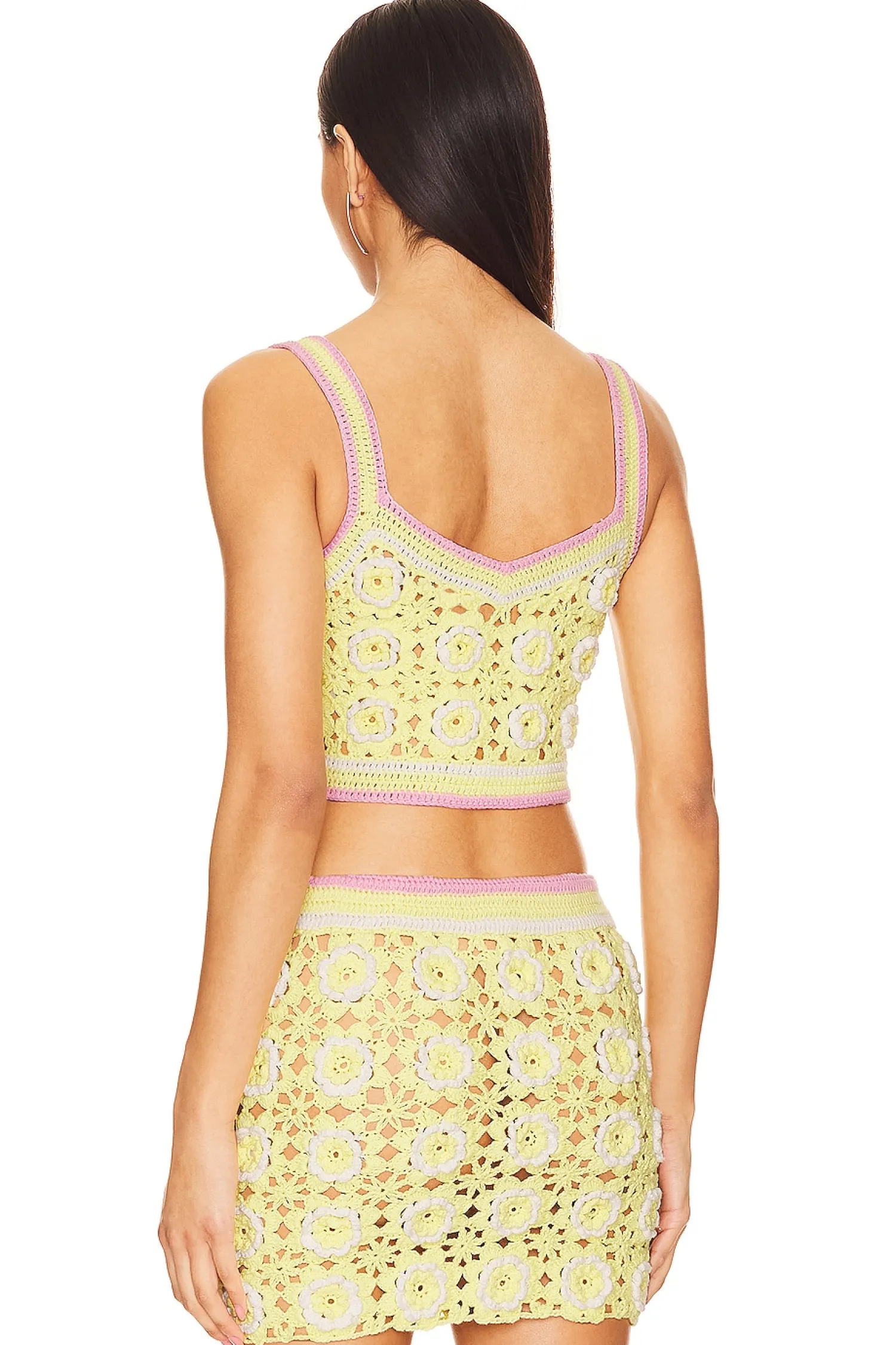 Women Lovers and Friends Matching Sets>Meadow Crochet Top