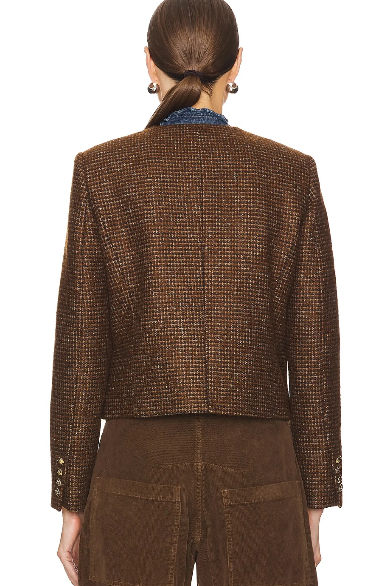 Women NILI LOTAN Jackets & Coats>Melanie Cropped Jacket