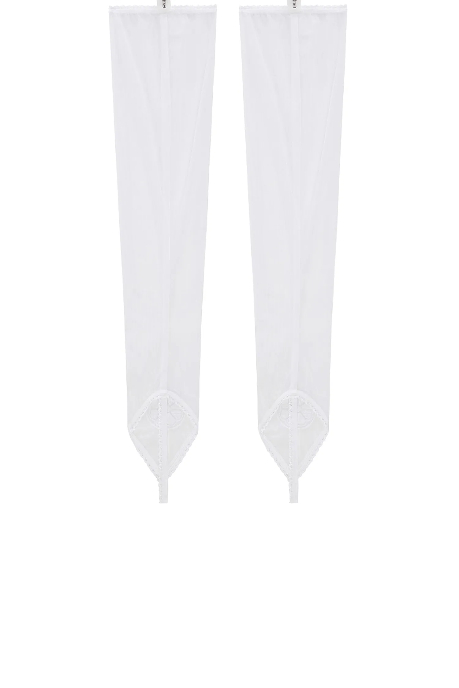 Women nastyamasha Lingerie & Sleepwear>Mesh Socks With Embroidery Logo