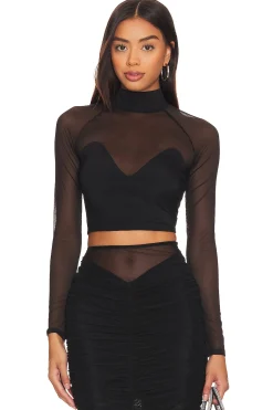 Women fleur du mal Matching Sets>Mesh Top