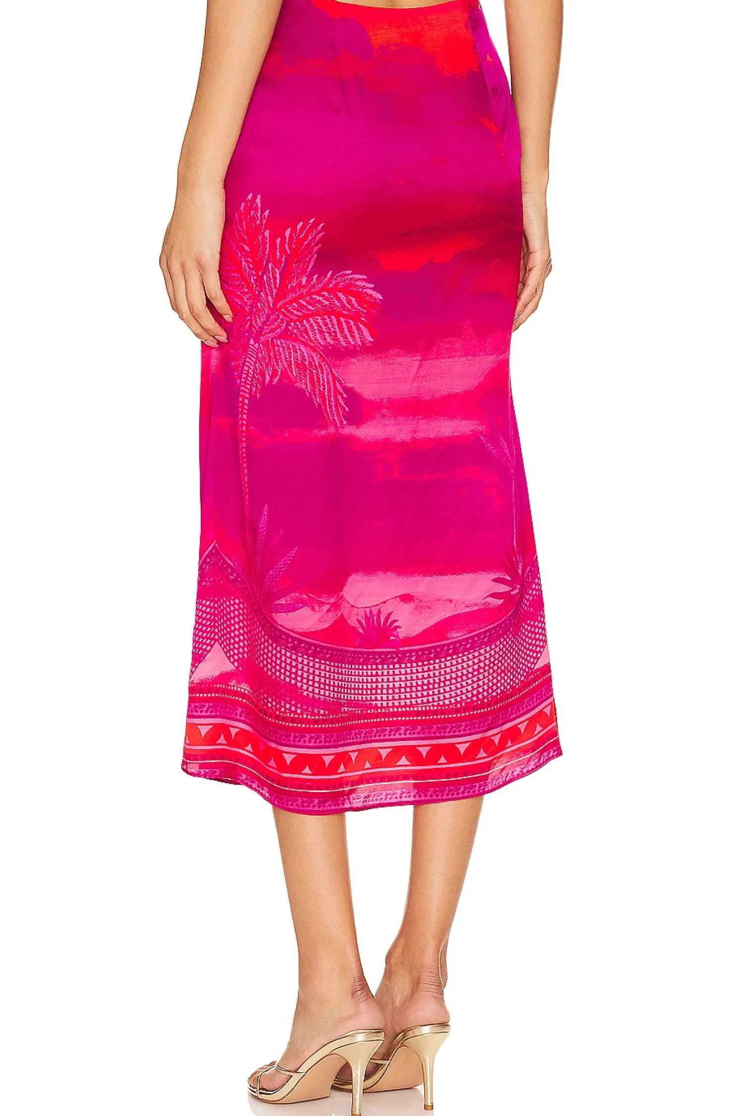 Women HEMANT AND NANDITA Matching Sets>Midi Skirt