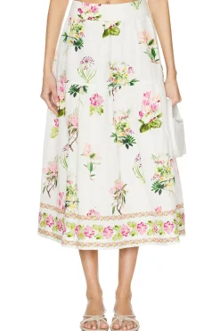 Women HEMANT AND NANDITA Matching Sets>Midi Skirt