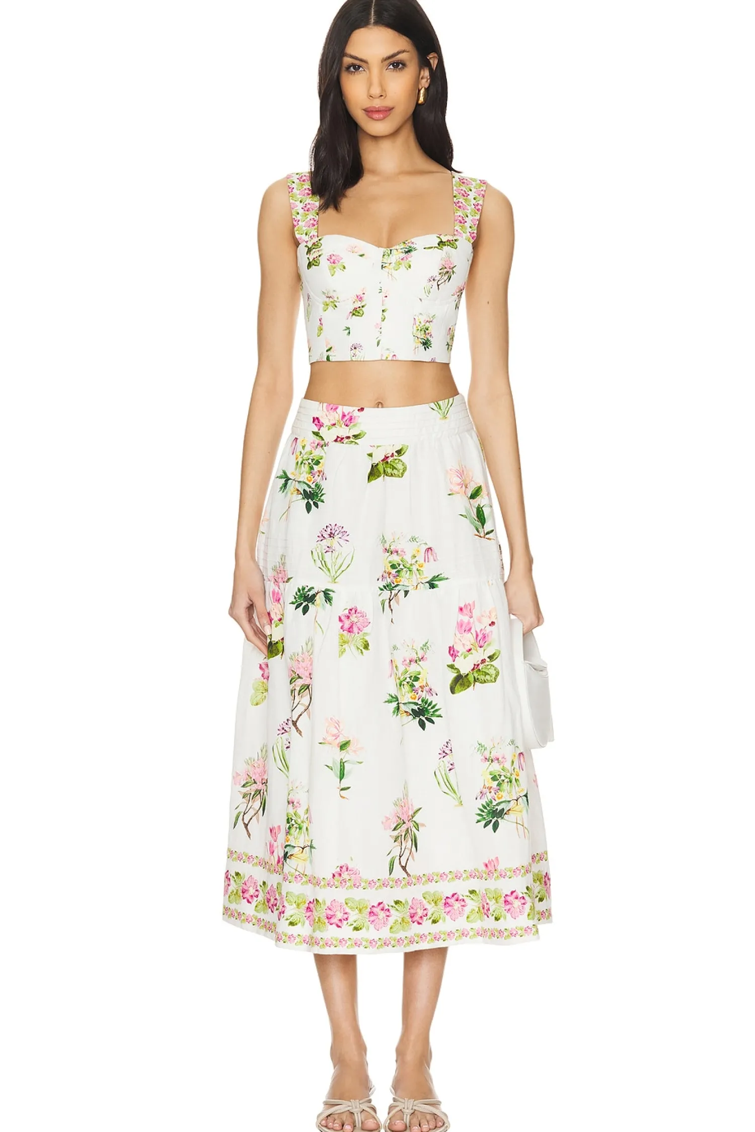 Women HEMANT AND NANDITA Matching Sets>Midi Skirt