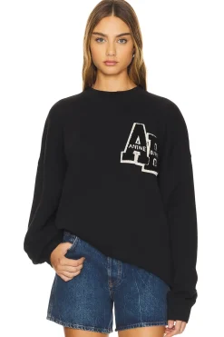 Women ANINE BING Loungewear>Miles Letterman Sweatshirt