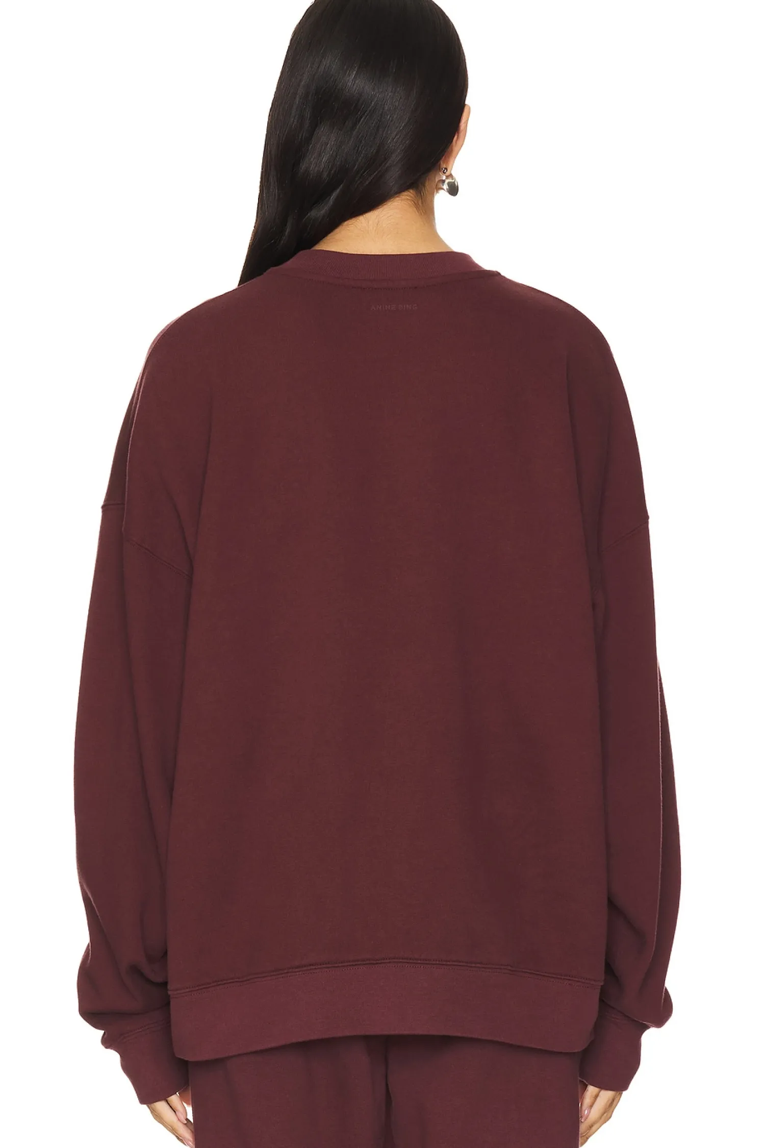 Women ANINE BING Loungewear>Miles Oversized Sweatshirt Letterman