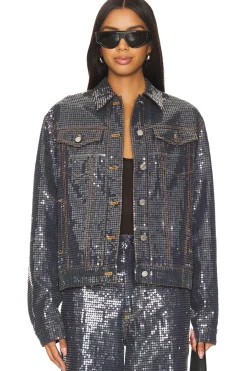 Women LEJE Jackets & Coats>Milky Way Denim Jacket