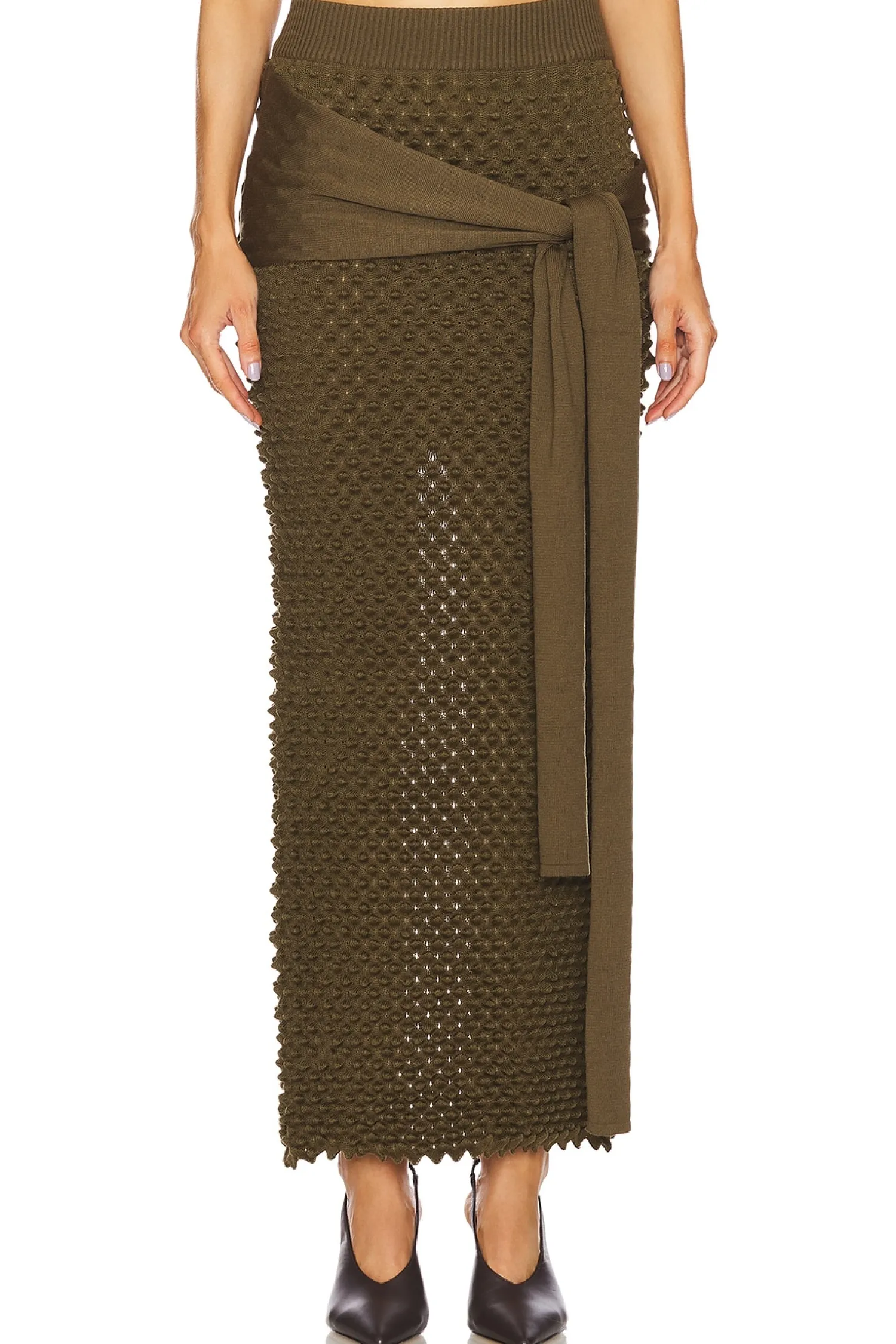 Women CHET LO Matching Sets>Mini Spike Wrap Skirt
