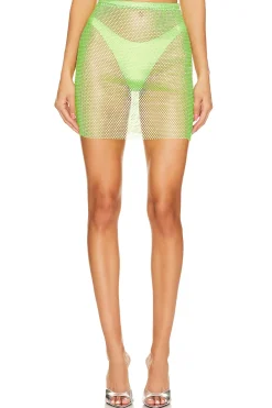 Women Santa Brands Matching Sets>Mini Transparent Skirt