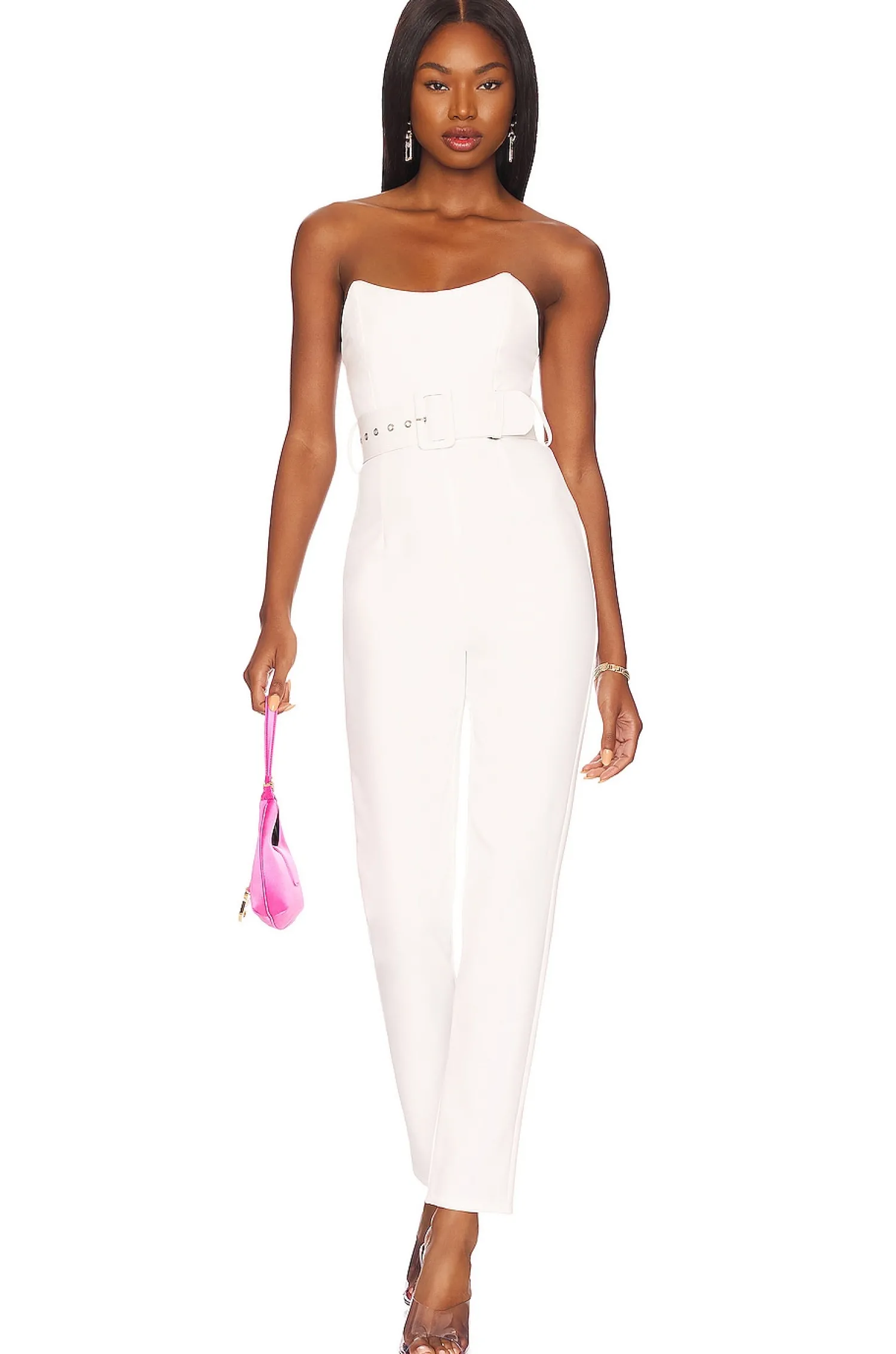 Women superdown Jumpsuits>Naomi Belted Jumpsuit