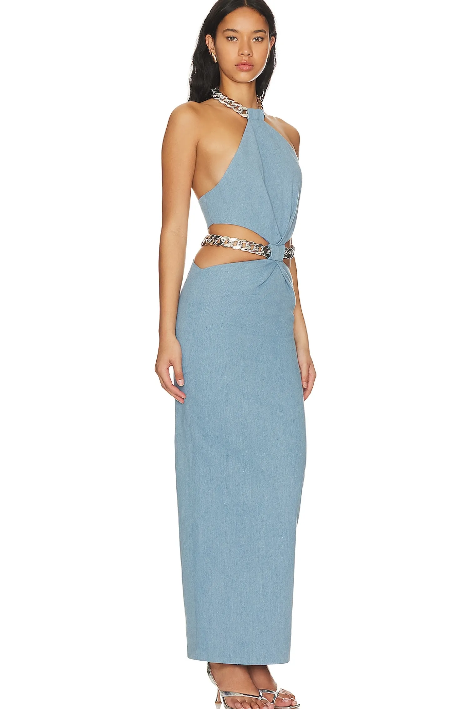 Women Bronx and Banco Dresses>Naomi Halterneck Maxi Dress