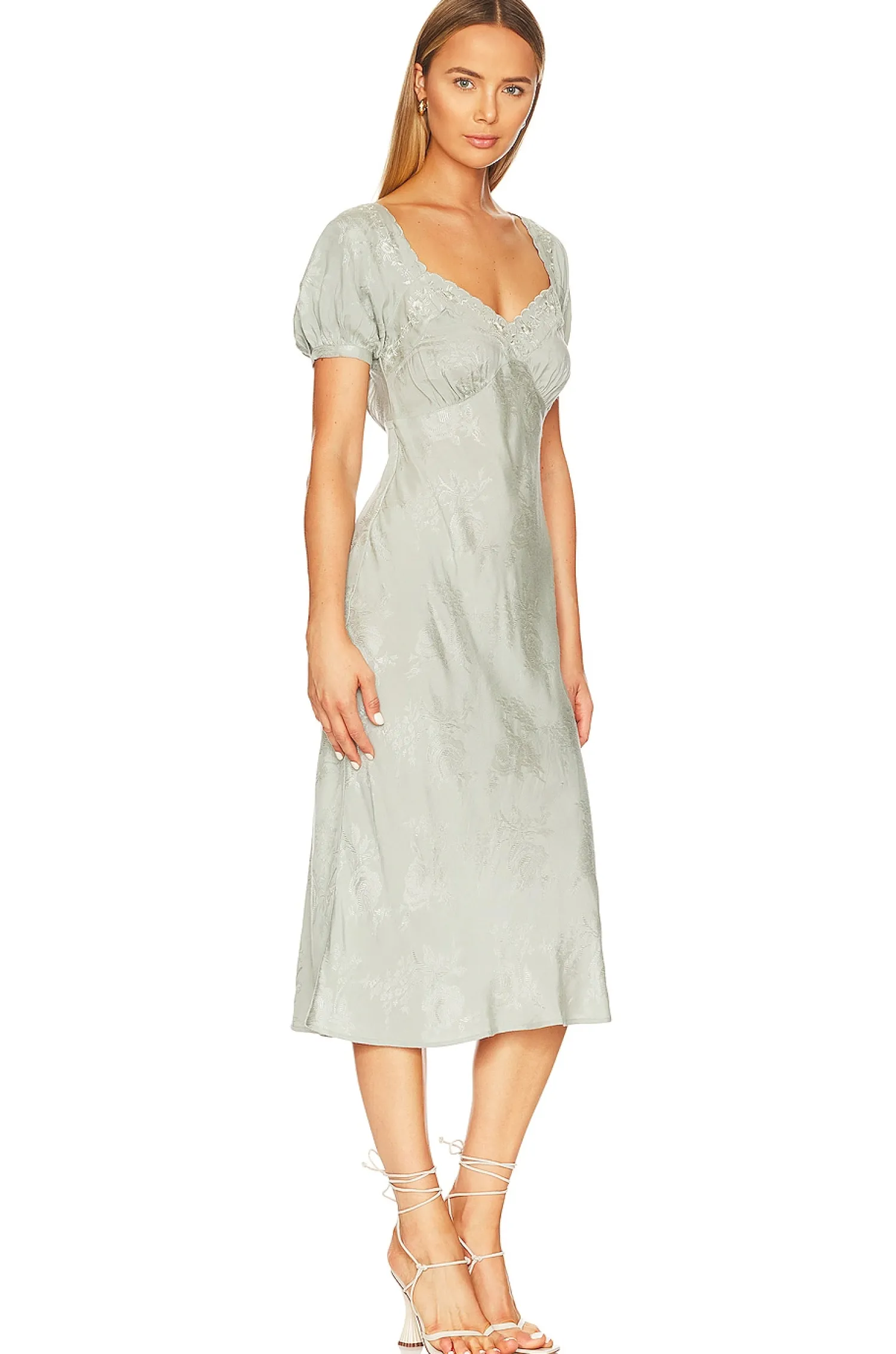 Women Tularosa Dresses>Natalie Embroidered Midi Dress
