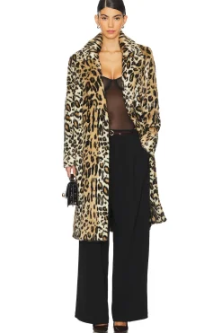 Women Alice + Olivia Jackets & Coats>Nicholas Oversized Faux Fur Coat