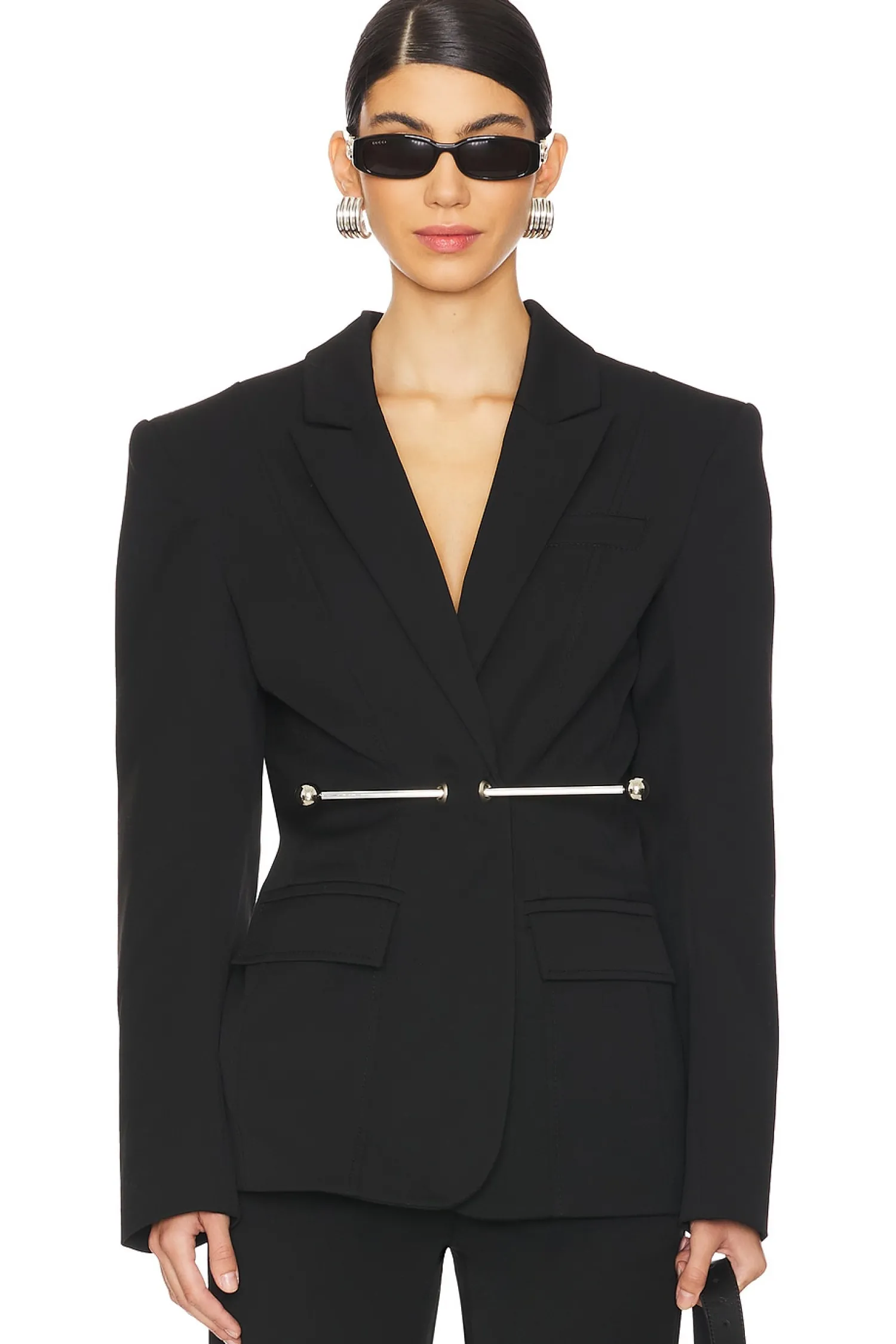 Women LADO BOKUCHAVA Jackets & Coats>Ninexl Pierced Blazer