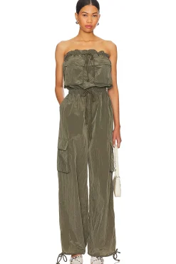 Women Lovers and Friends Jumpsuits>Noah Cargo Jumpsuit