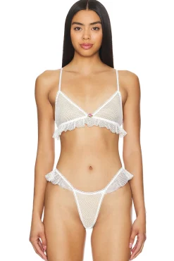 Women Only Hearts Lingerie & Sleepwear>Nothing But Net Triangle Bralette