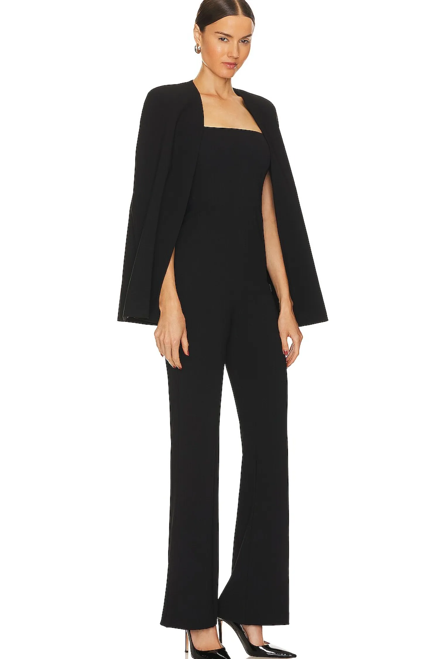 Women Alice + Olivia Jumpsuits>Nova Cape Jumpsuit