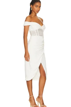 Women Bardot Dresses>Novacane Midi Dress