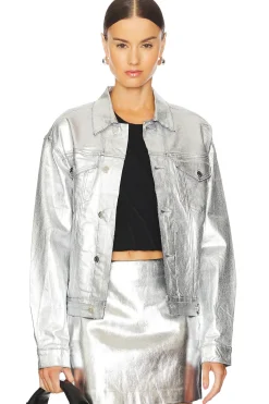 Women RTA Jackets & Coats>Odelia Oversized Denim Jacket