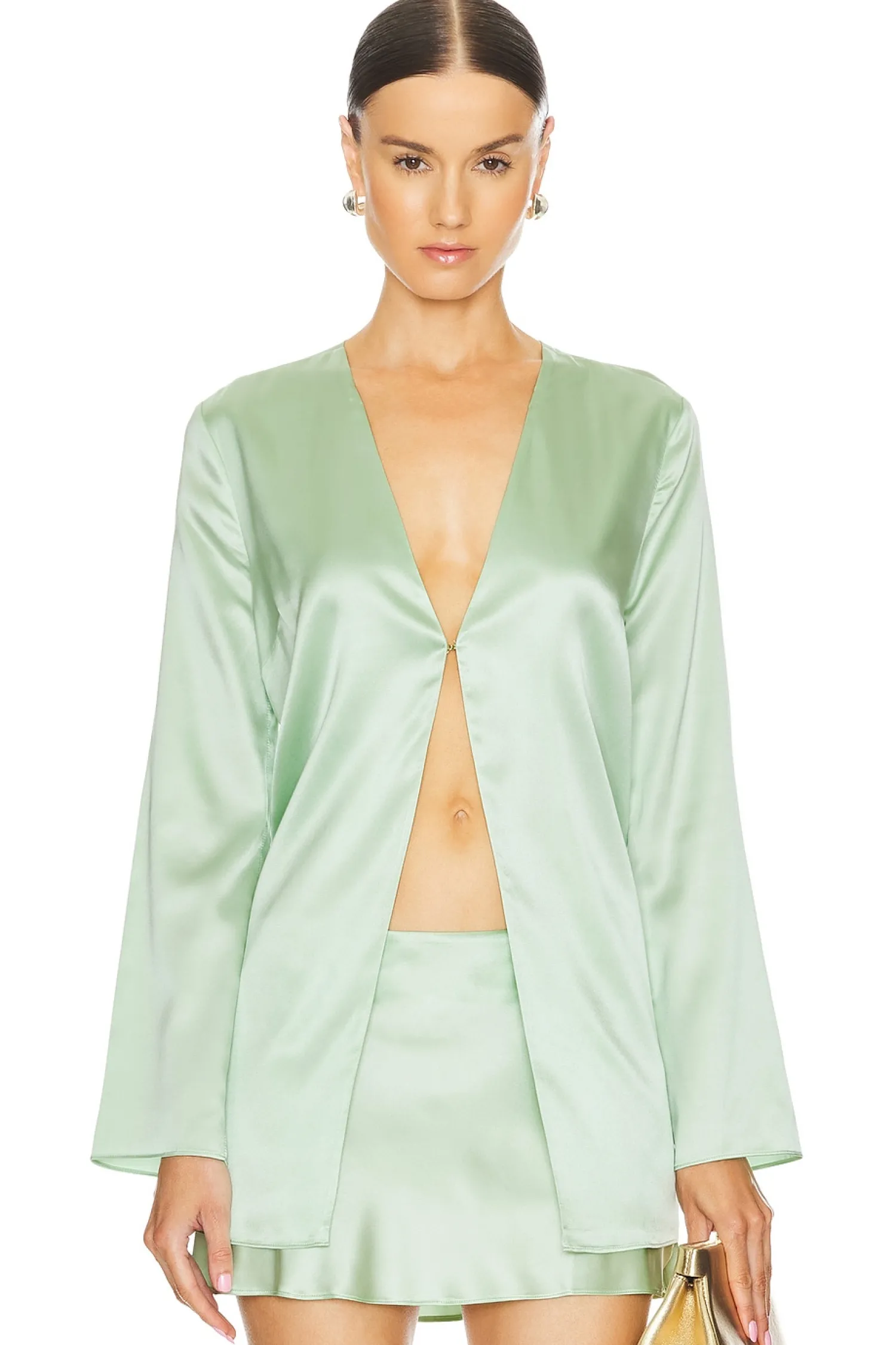 Women SER.O.YA Matching Sets>Odelia Silk Blouse