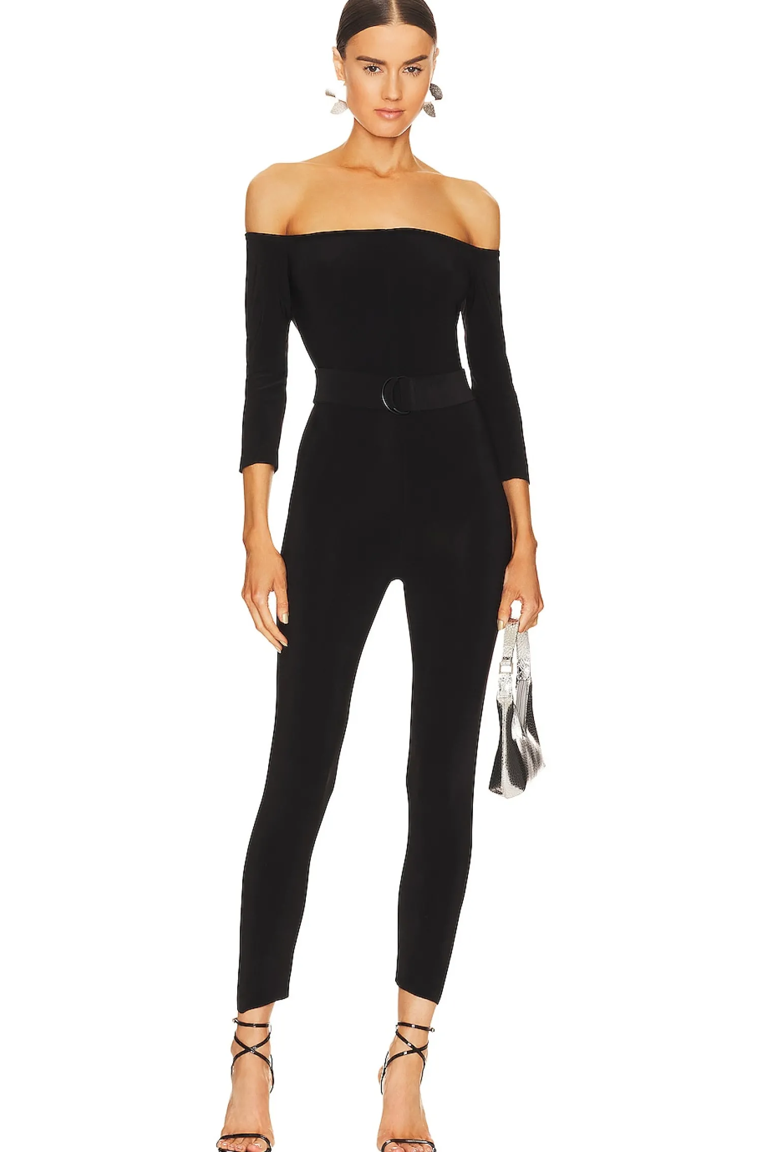 Women Norma Kamali Jumpsuits>Off Shoulder Catsuit