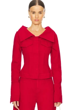 Women Marques ' Almeida Jackets & Coats>Off Shoulder Collar Jacket