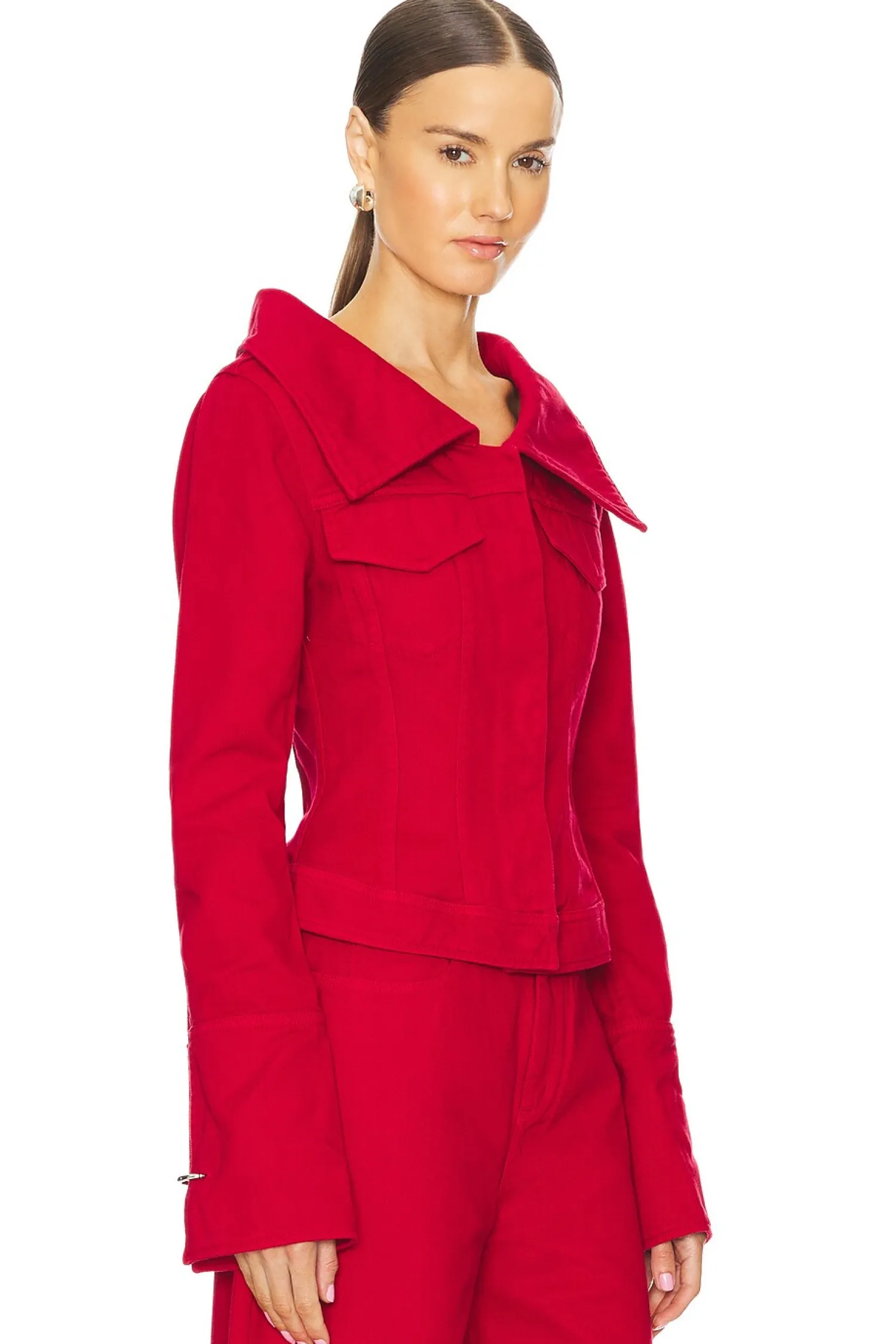 Women Marques ' Almeida Jackets & Coats>Off Shoulder Collar Jacket