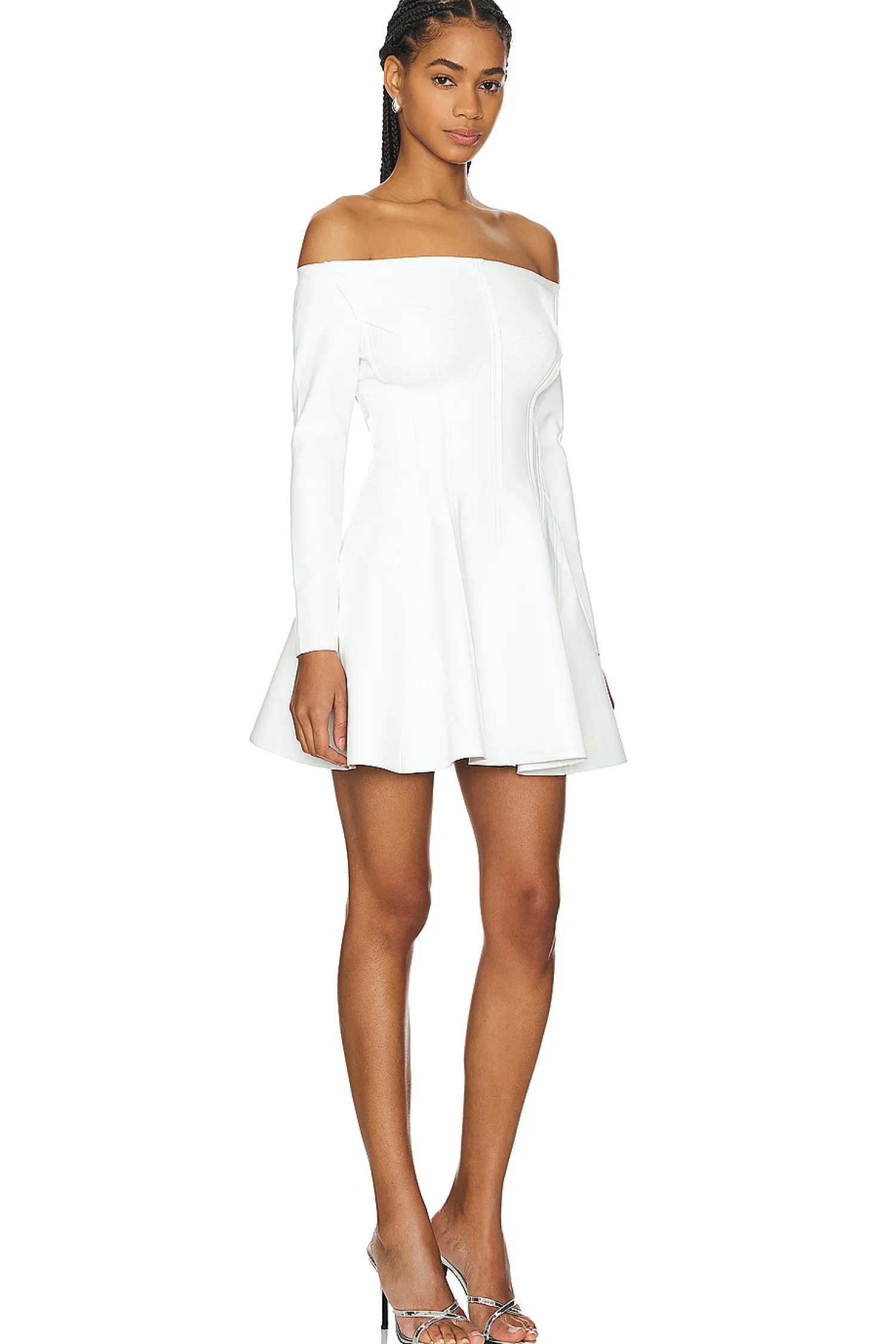 Women Norma Kamali Dresses>Off Shoulder Grace Mini Dress