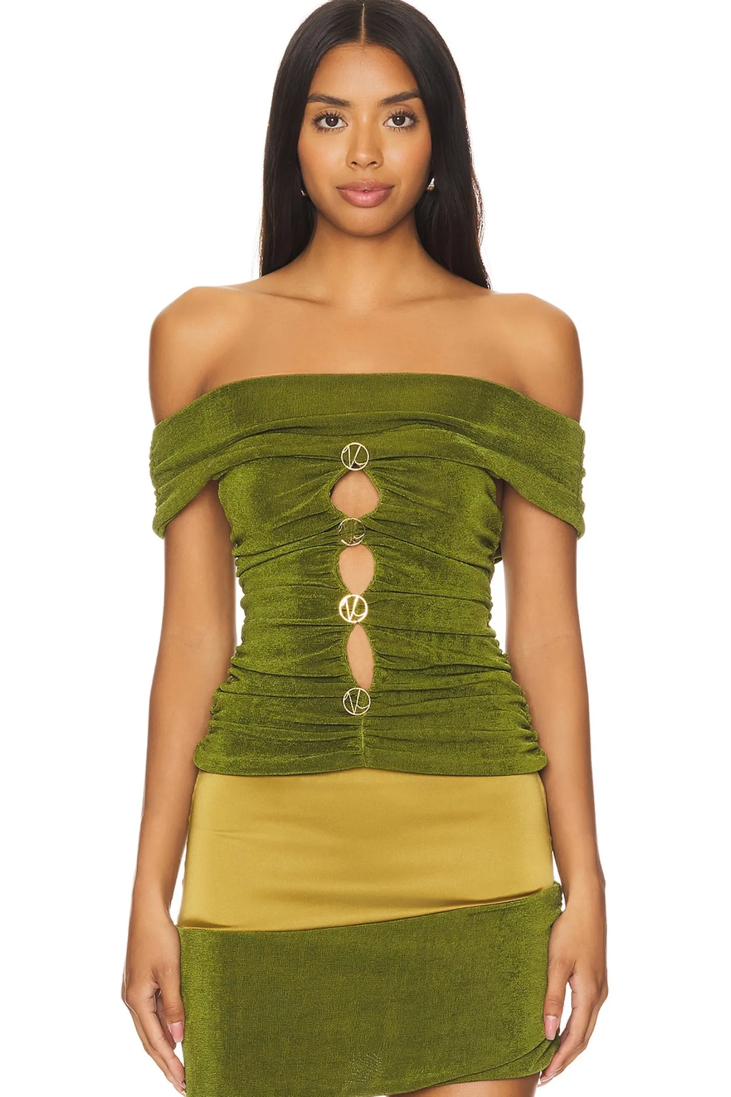 Women Khanums Matching Sets>Off The Shoulder Top