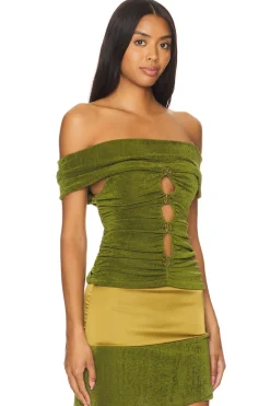 Women Khanums Matching Sets>Off The Shoulder Top