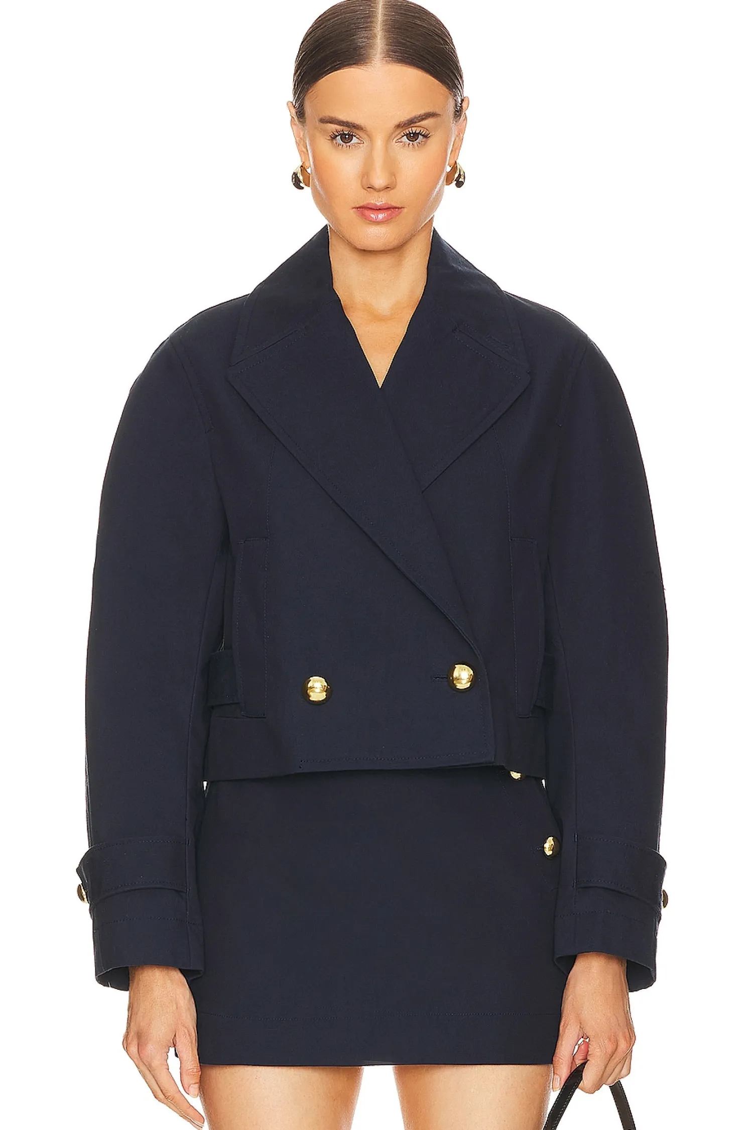 Women SIMKHAI Jackets & Coats>Olina Cropped Jacket