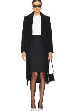 Women L'AGENCE Jackets & Coats>Olina Long Coat With Belt