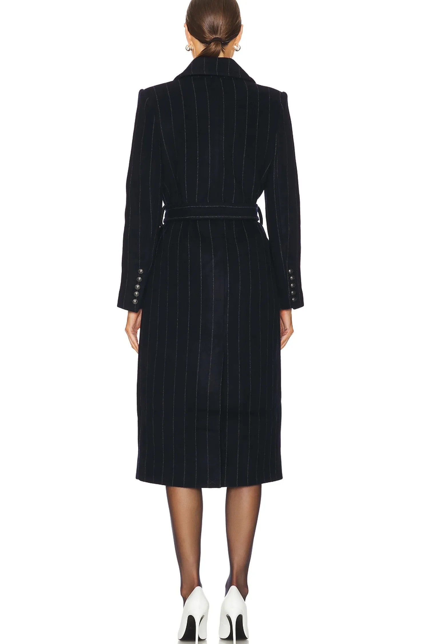 Women L'AGENCE Jackets & Coats>Olina Long Coat With Belt