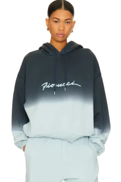 Women FIORUCCI Loungewear>Ombre Squiggle Logo Hoodie