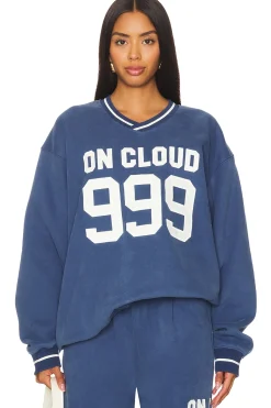Women The Mayfair Group Loungewear>On Cloud Nine V Neck Sweatshirt