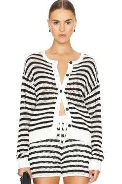 Women MONROW Matching Sets>Open Knit Cardigan