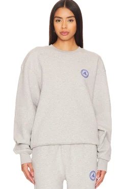 Women 7 Days Active Loungewear>Organic Crewneck Sweatshirt