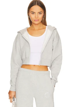 Women 7 Days Active Loungewear>Organic Cropped Hoodie