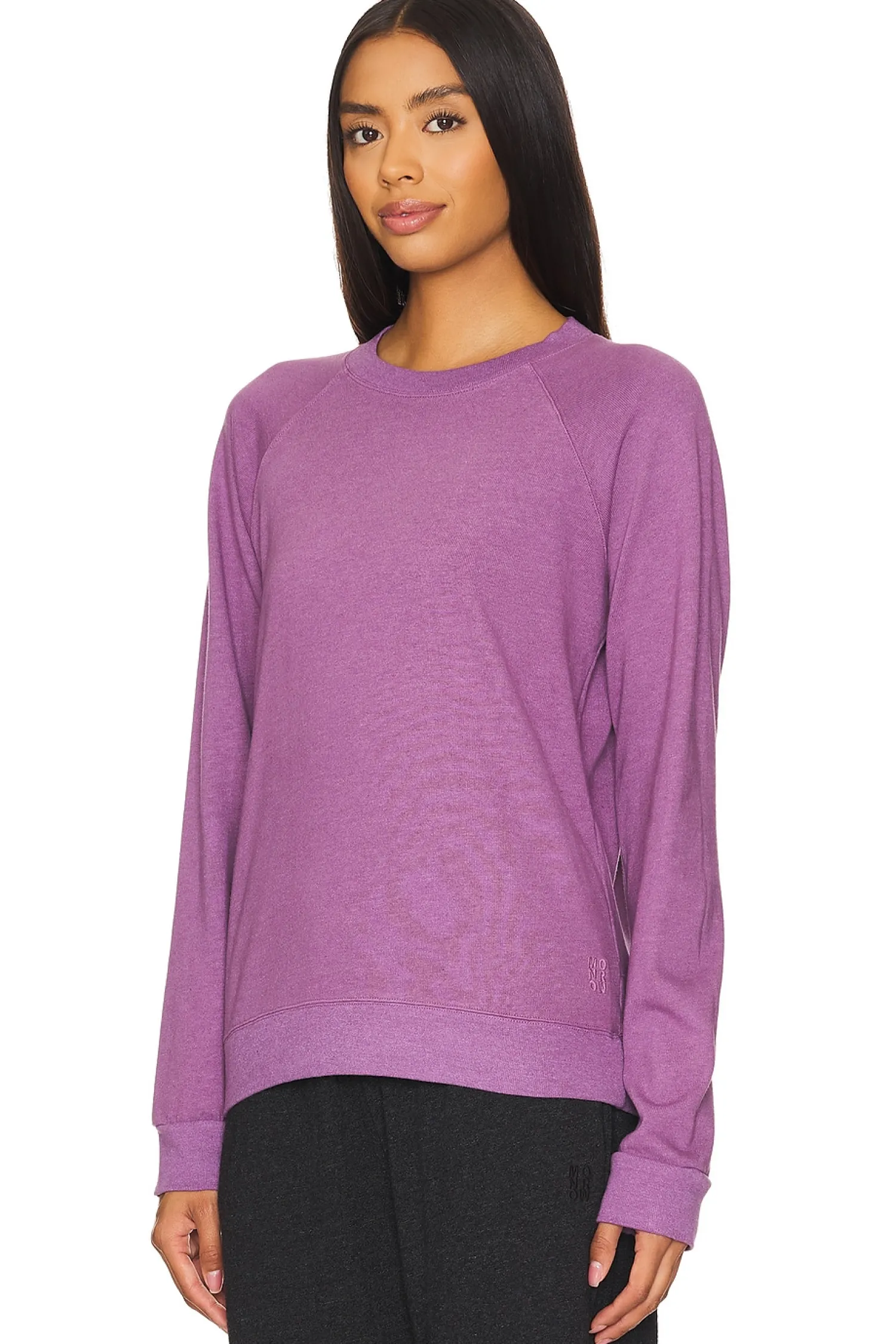 Women MONROW Loungewear>Original Fleece Vintage Raglan Sweater