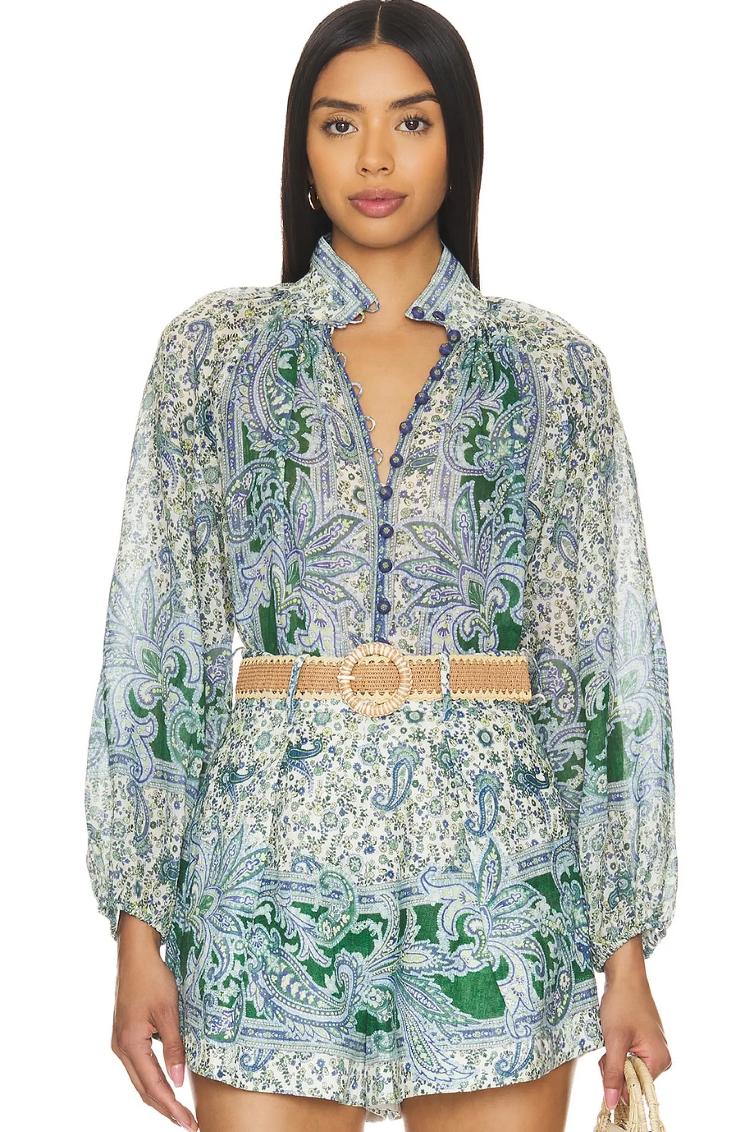 Women Zimmermann Matching Sets>Ottie Billow Blouse