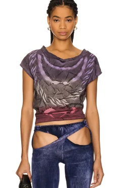Women Masha Popova Matching Sets>Oversized Crew Neck T-shirt