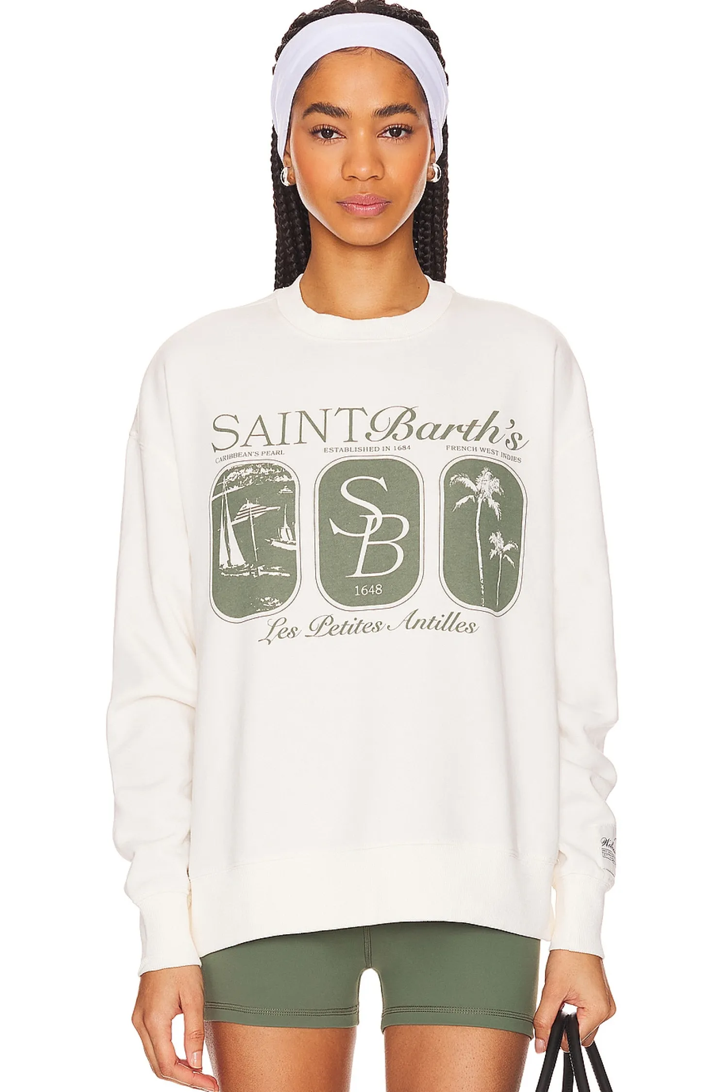 Women WeWoreWhat Loungewear>Oversized Crewneck Sweatshirt