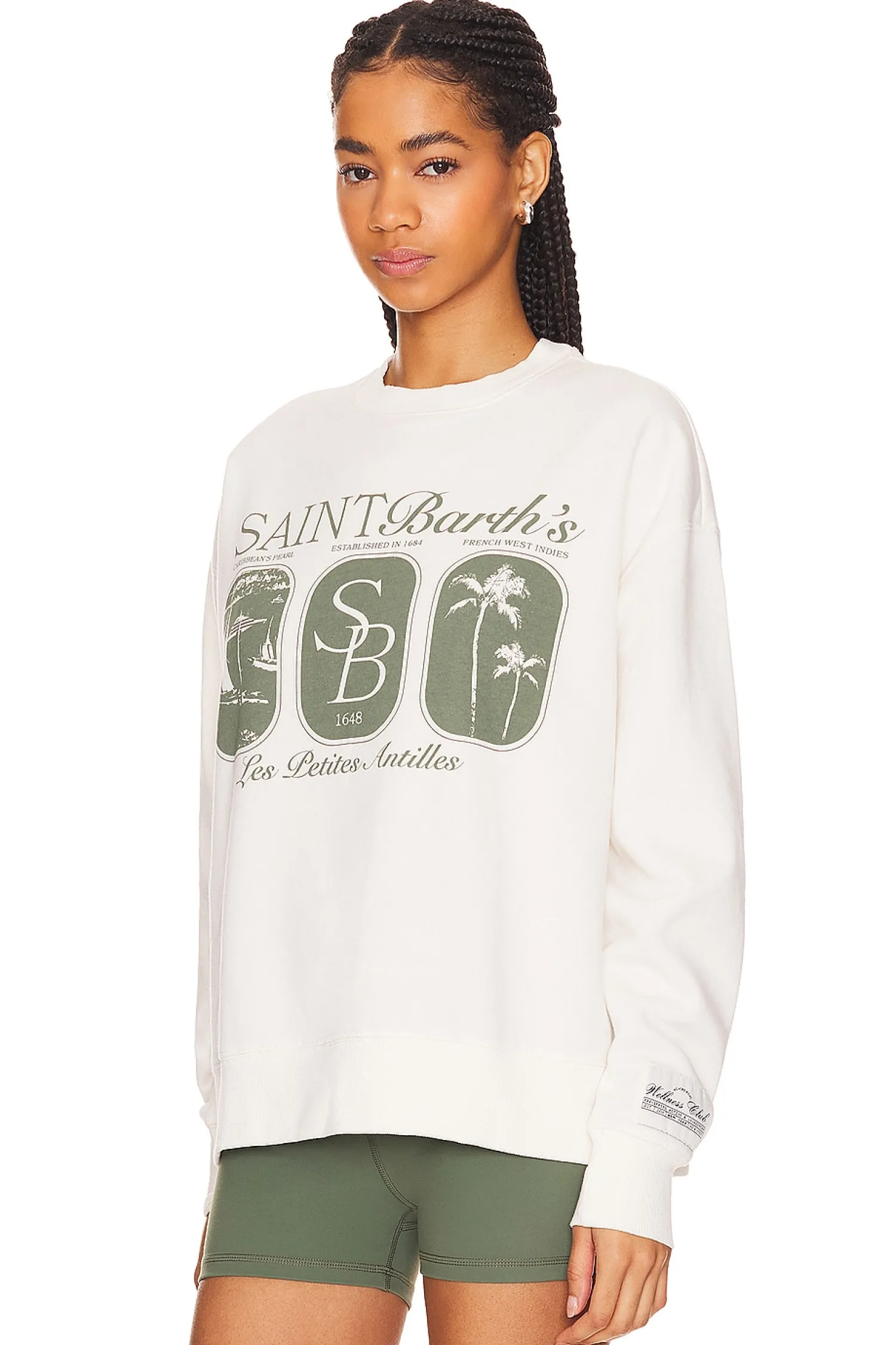Women WeWoreWhat Loungewear>Oversized Crewneck Sweatshirt
