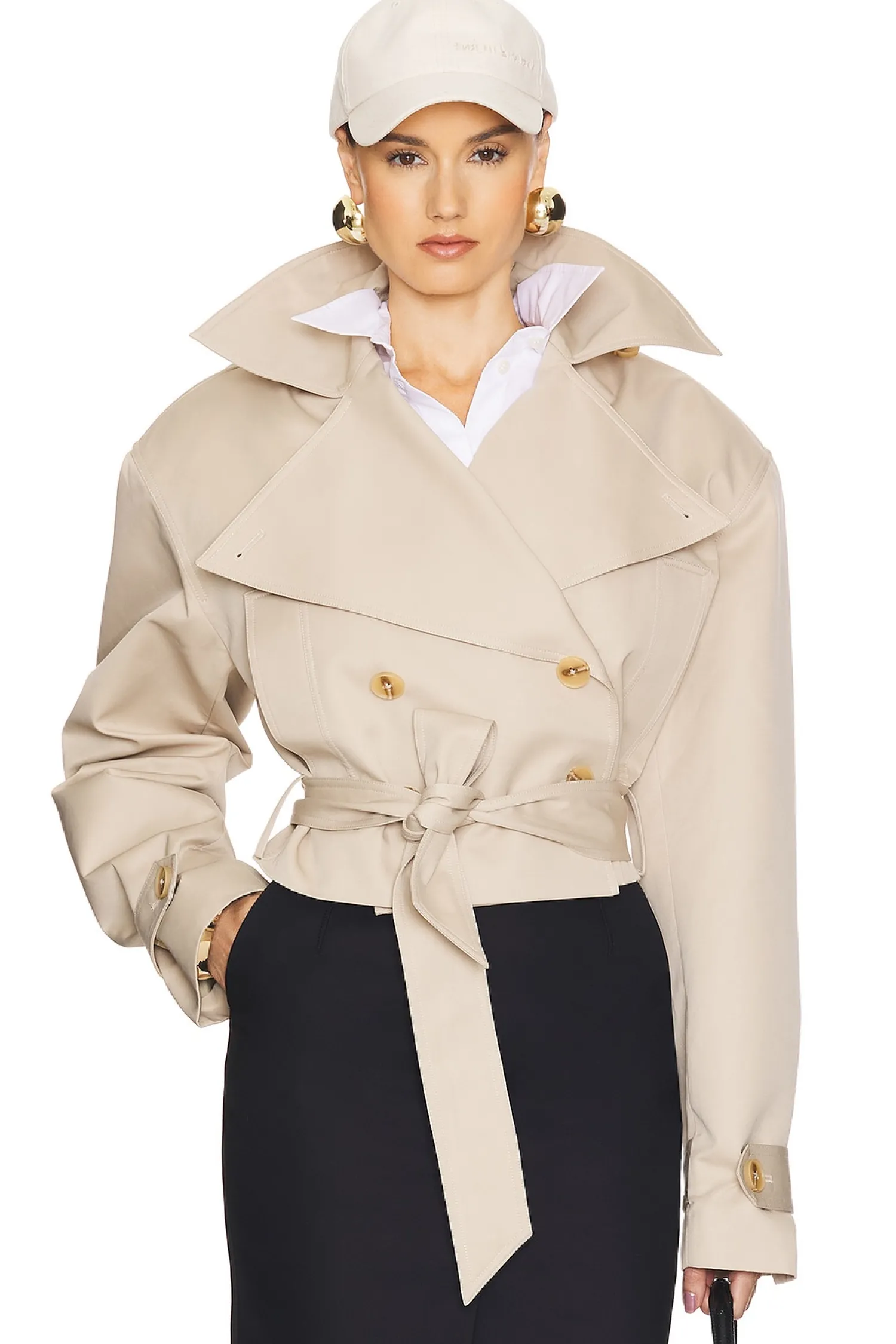 Women Helsa Jackets & Coats>Oversized Cropped Trench