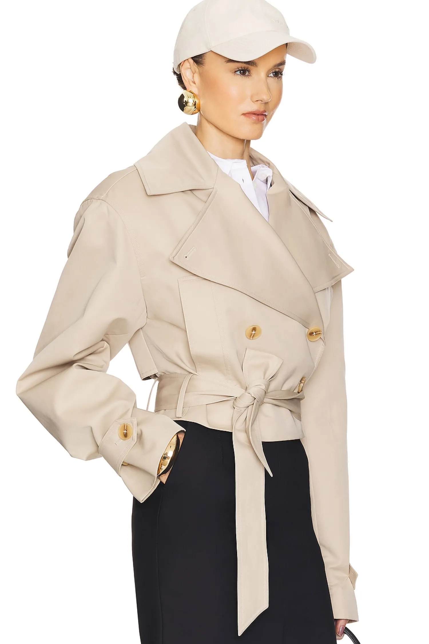 Women Helsa Jackets & Coats>Oversized Cropped Trench