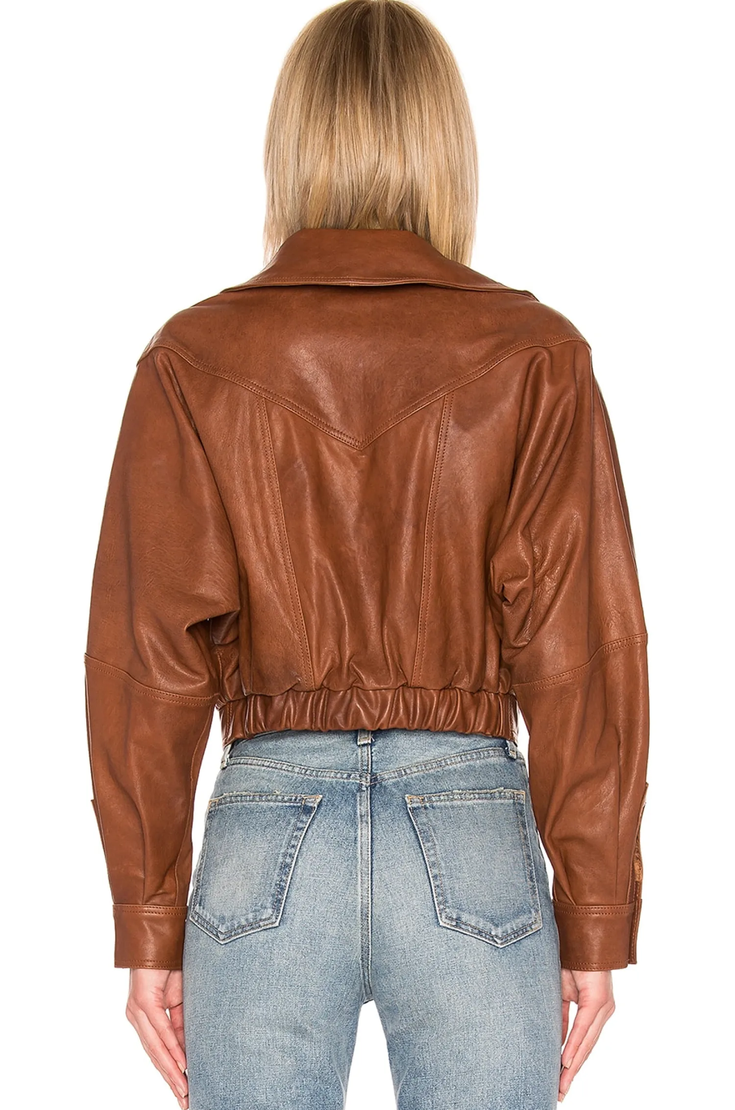 Women LPA Jackets & Coats>Oversized Leather Jacket
