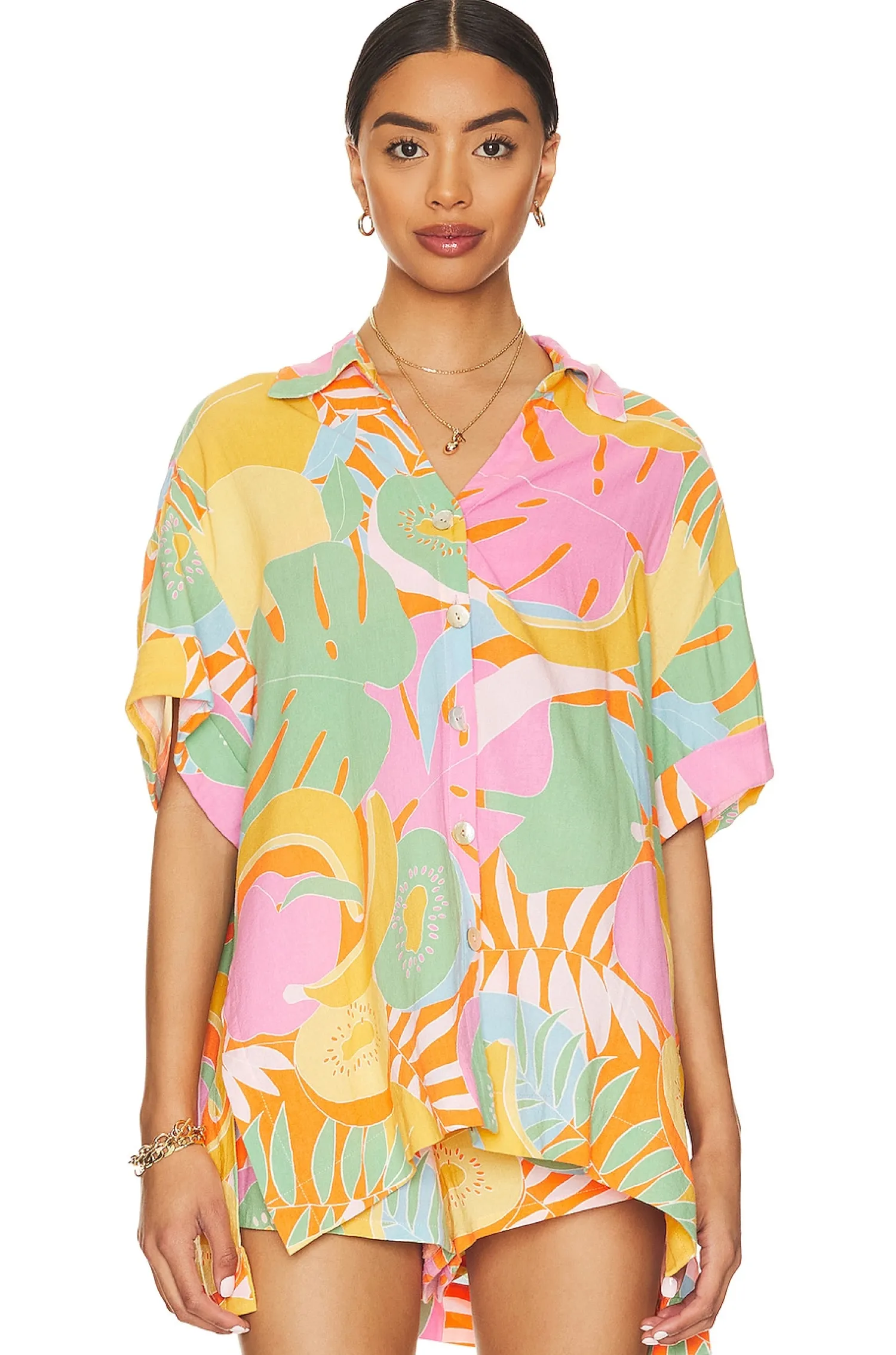 Women Show Me Your Mumu Matching Sets>Parker Button Down