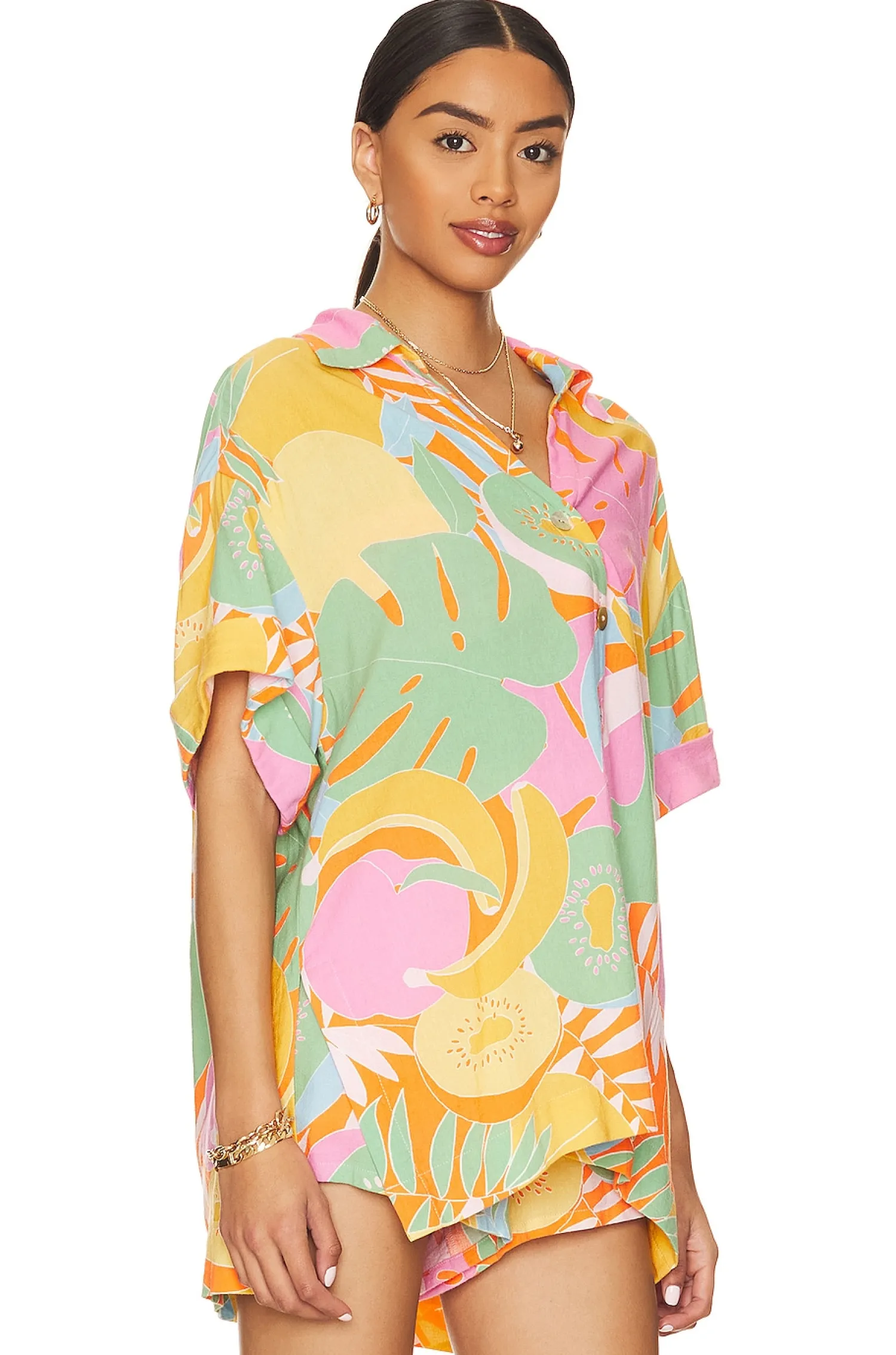 Women Show Me Your Mumu Matching Sets>Parker Button Down