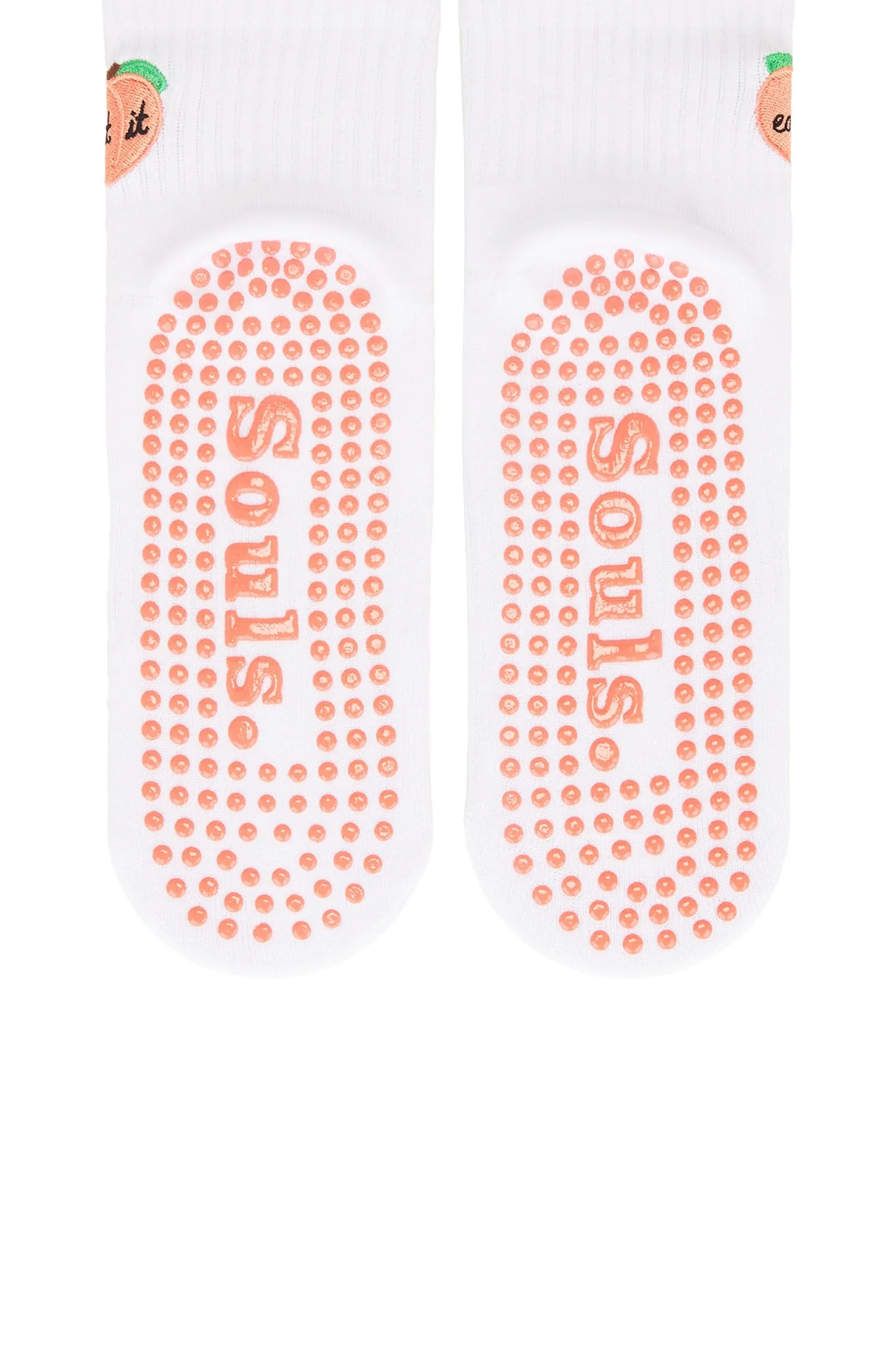 Women Souls. Lingerie & Sleepwear>Peach Grip Socks