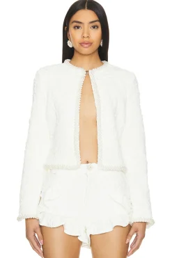 Women PatBO Jackets & Coats>Pearl Beaded Jacket